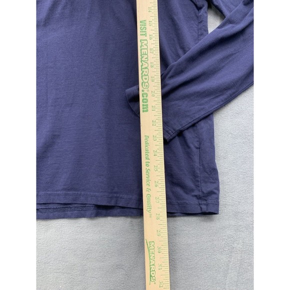 Polo Ralph Lauren Men's Long Sleeve Hooded Tee Shirt Large Navy Spell Out - Picture 6 of 13